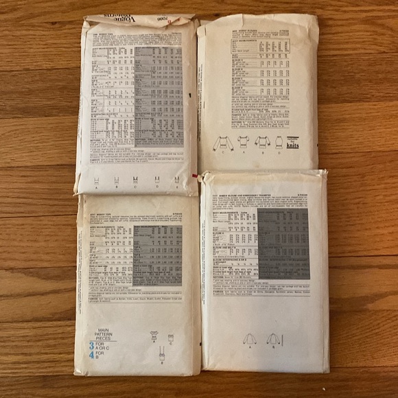 VTG ‘70s Vogue Top/Blouse Patterns Set of 7 - Picture 8 of 11